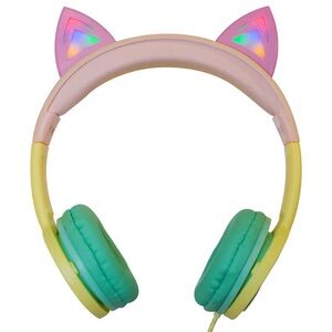 Colorful Cat Ear Kids Headphones